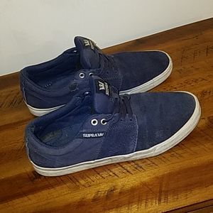 Supra with blue suede